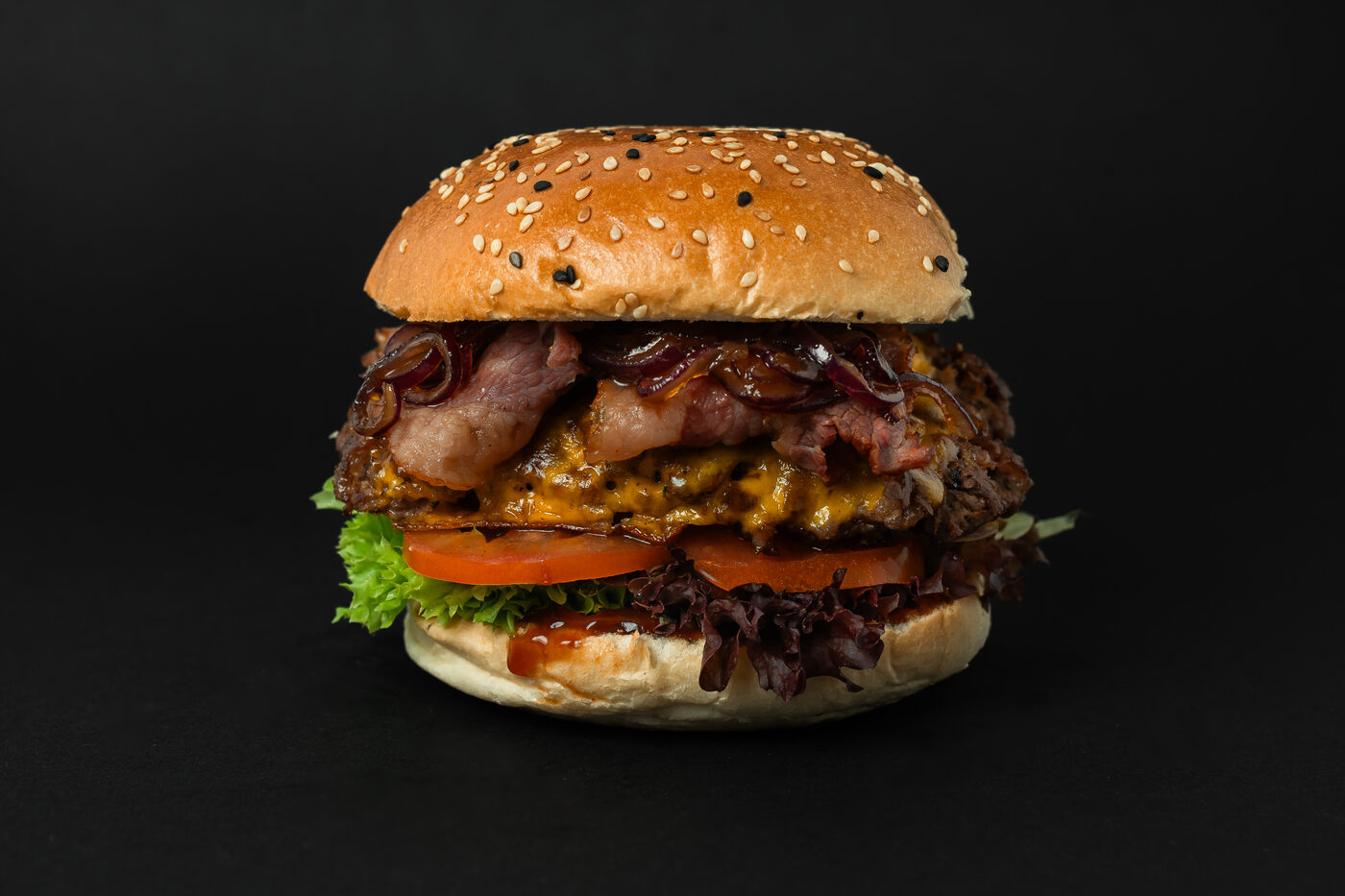 Smokeline mit BBQ-Sauce